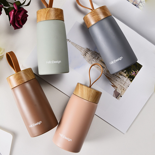 Elegante Thermosflasche für unterwegs