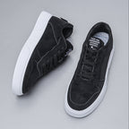 Herren Sneaker mit niedrigem Schaft – Bequem und haltbar mit weißer PVC-Sohle
