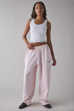 Locker geschnittene Hose in Rosa