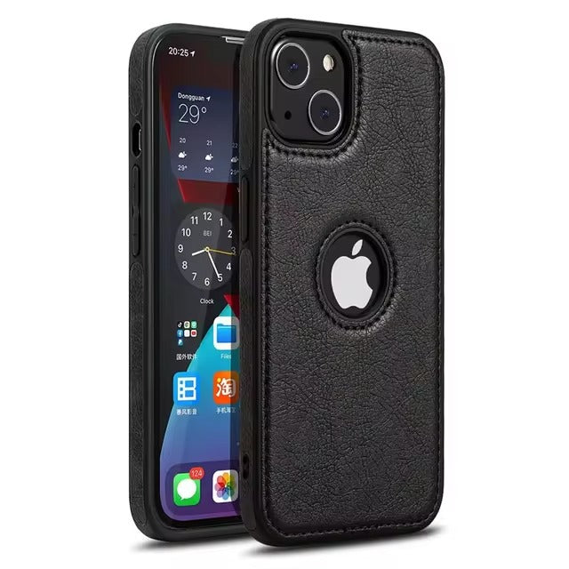 Luxuriöse Leder iPhone Hülle: Geschäftlich & Schützend