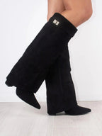Luxe Wildleder Overknee Stiefel für Damen – Komfort sowie Klasse