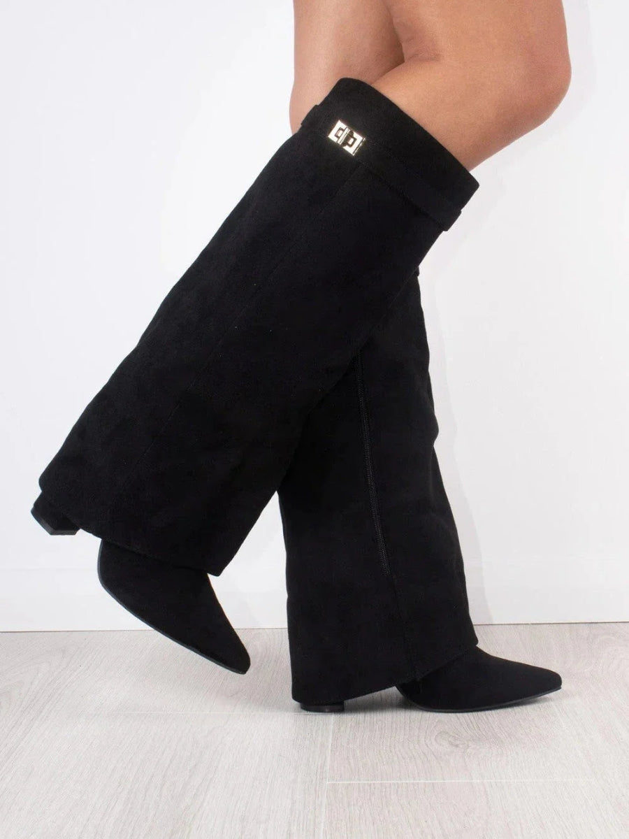 Luxe Wildleder Overknee Stiefel für Damen – Komfort sowie Klasse