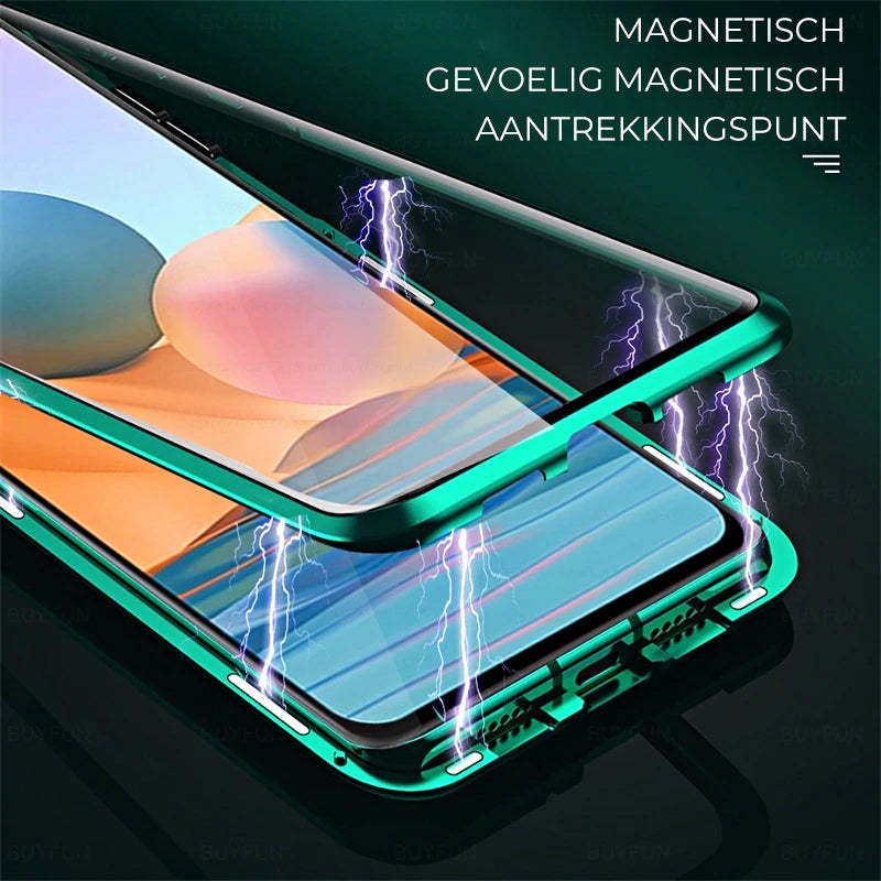 Magnetische Telefonhülle mit Gehärtetem Glas – Ultimativer Schutz sowie Design