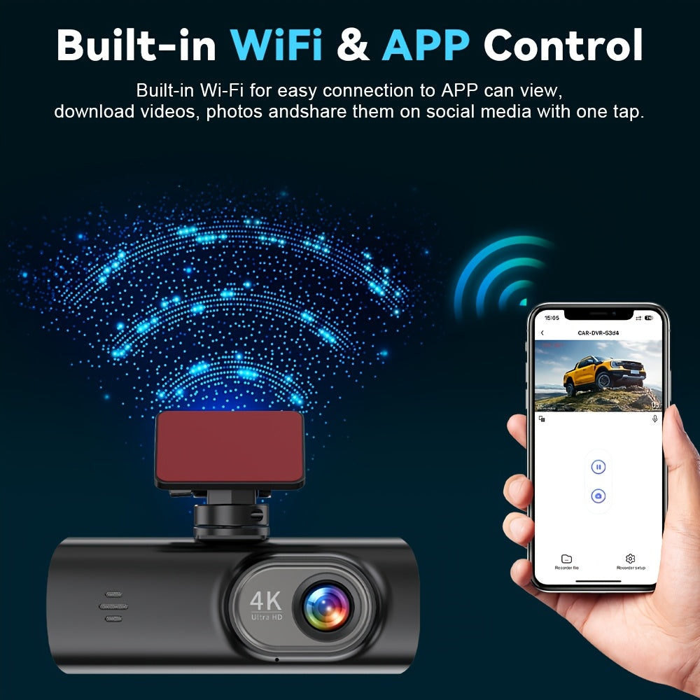 4K Ultra Dashcam – Schlanke Sicherheit sowie scharfe Bilder bei jeder Fahrt