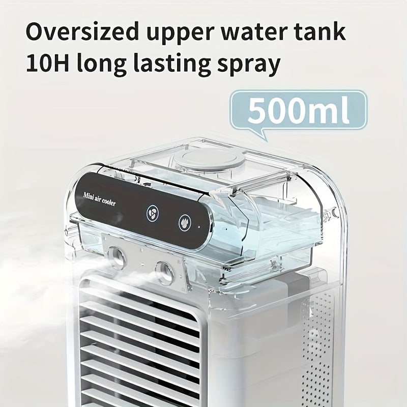 Portabler Mini-Klimaanlage: All-in-One Luftbefeuchter & Ventilator
