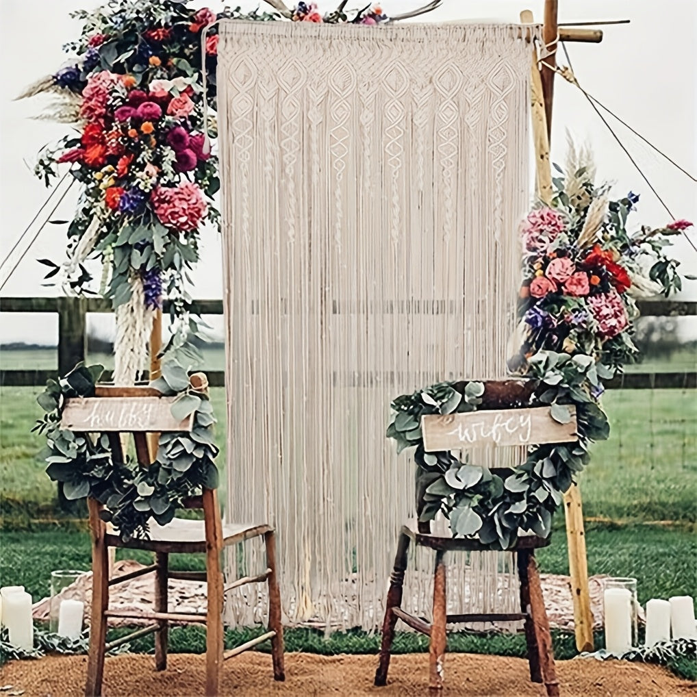 Boho Makramee Vorhang – Dekorativ und Funktional als Trennvorhang