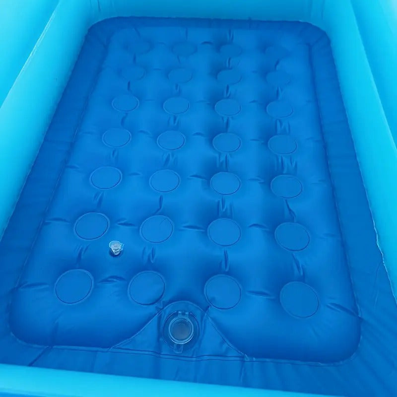 Ozean Splash Aufblasbares Kinderbecken: Dickes PVC für Spaß im Garten