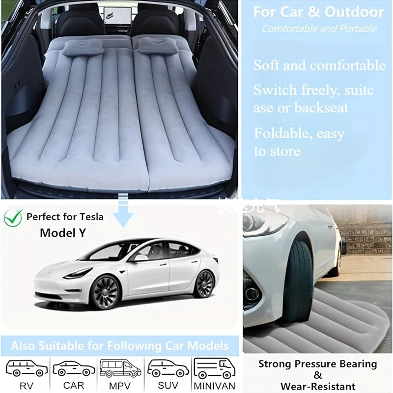 RoadRest Aufblasbares Auto Bett: Perfekter Reisebegleiter für komfortables Schlafen