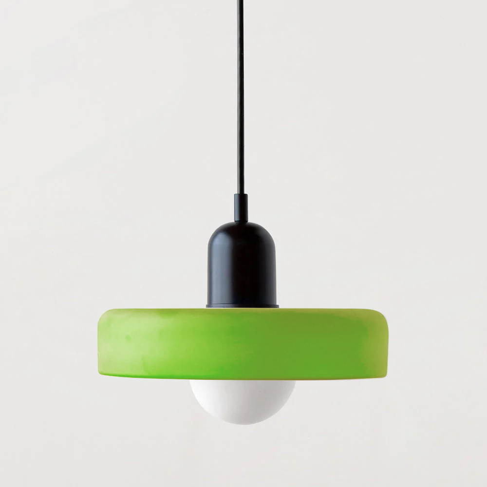 ColorLoop Pendelleuchte – Kunstzinnige Bauhaus-Hängeleuchte inklusive Warmlicht