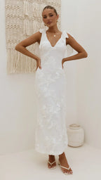 Usha – Maxikleid mit Blumenmuster