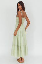 Anderson – Maxikleid mit Smok-Einsatz