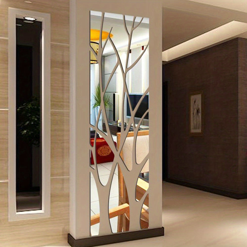 NatureLine 3D Acryl Wanddekoration – Einzigartiges Zweigdesign für Wohnzimmer sowie Flur