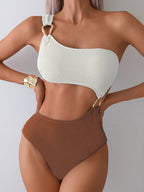 Elegantes Damen Ein-Schulter Badeanzug – Komfort sowie Design