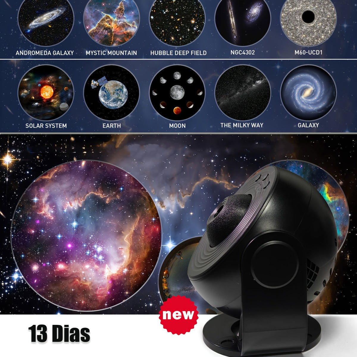 Galaxy Star Projektor – Eindrucksvolle LED Raumprojektion inklusive Timerfunktion