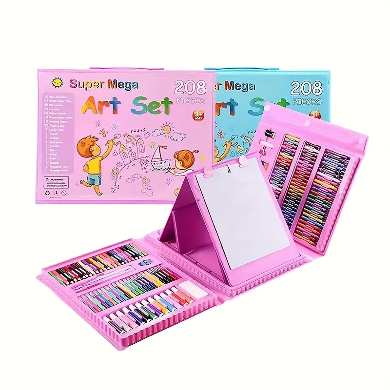Komplettes 208-teiliges Kunstset: Professionelle Qualität für junge Kreative