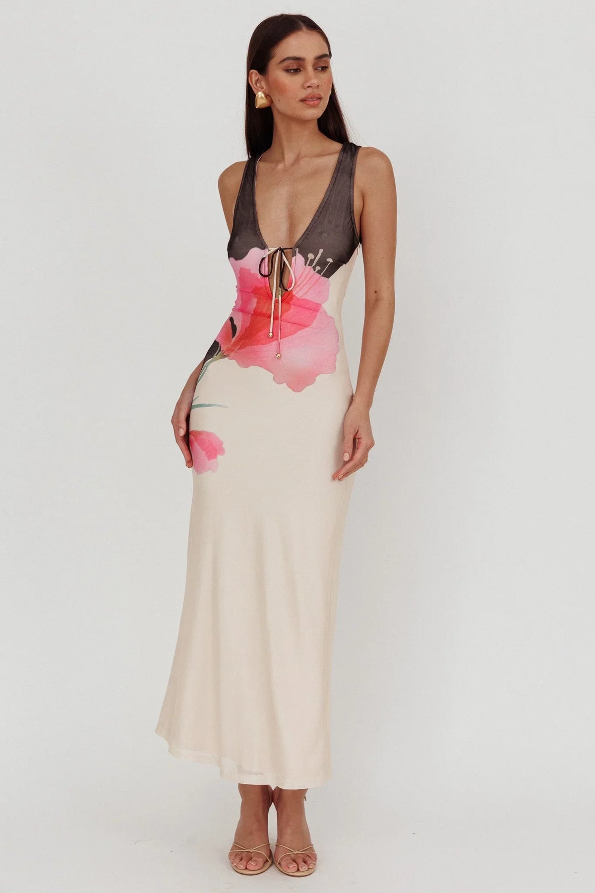 Cinders – Maxikleid mit Blumenmuster