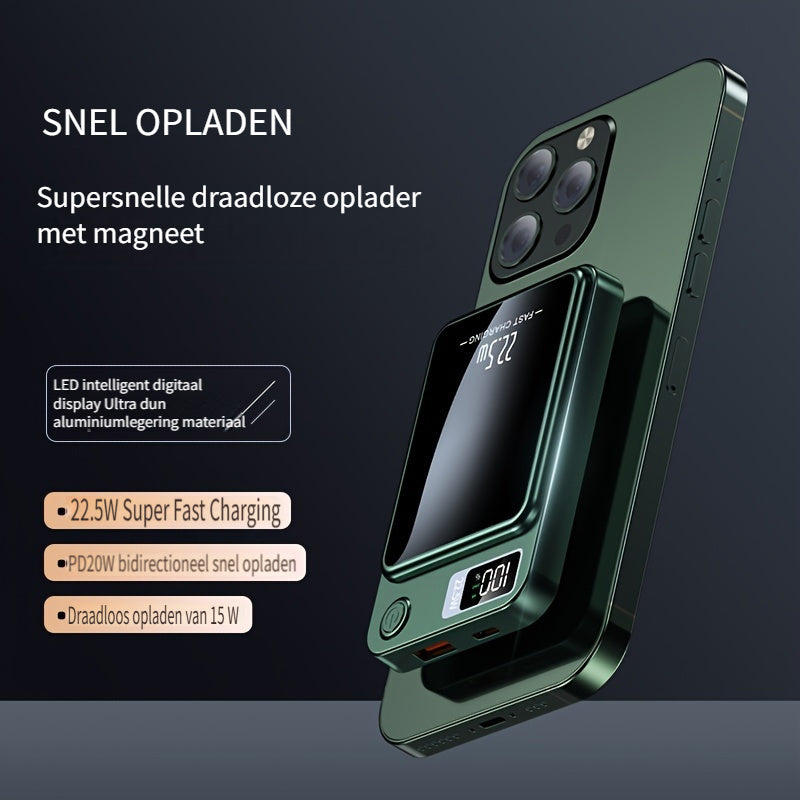 Magnetische Powerbank – Ultradünn inklusive Superschneller Drahtloser Ladetechnologie