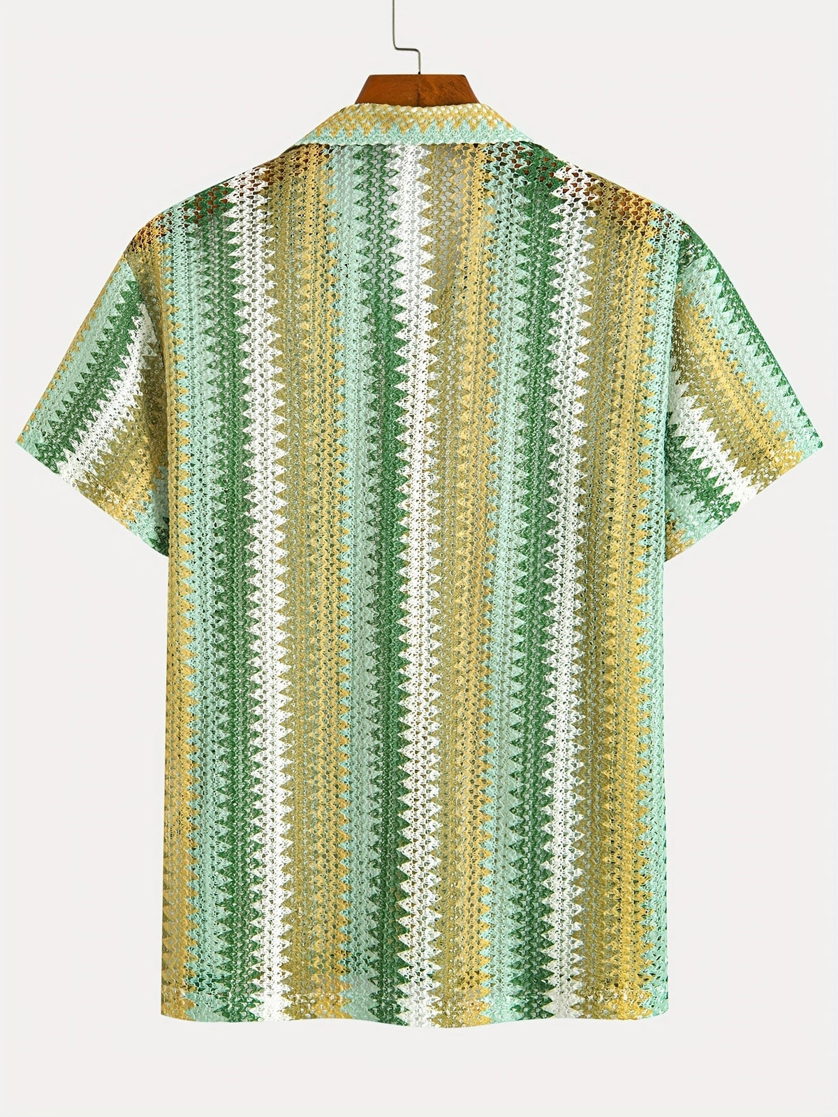 Herren Sommer Lässig Kurzarmshirt – Gewebter Stoff für einen Frischen Look