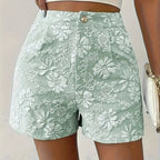 Elegante Jacquard-Shorts für Damen – Lässig sowie Modisch