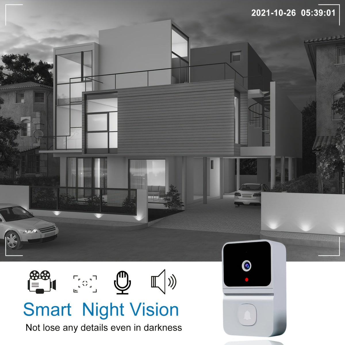 VisioBell Smart-Türklingel – Sicherheit sowie Komfort mit HD-Video und Zwei-Wege-Kommunikation