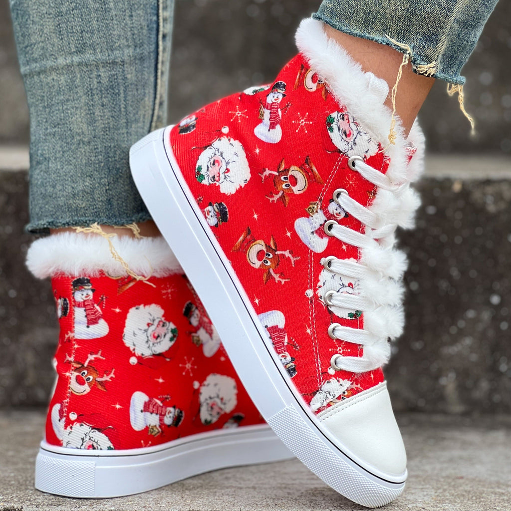 Sanne Weihnachts-Sneaker – Ideal für Ein Fröhliches Winter-Outfit