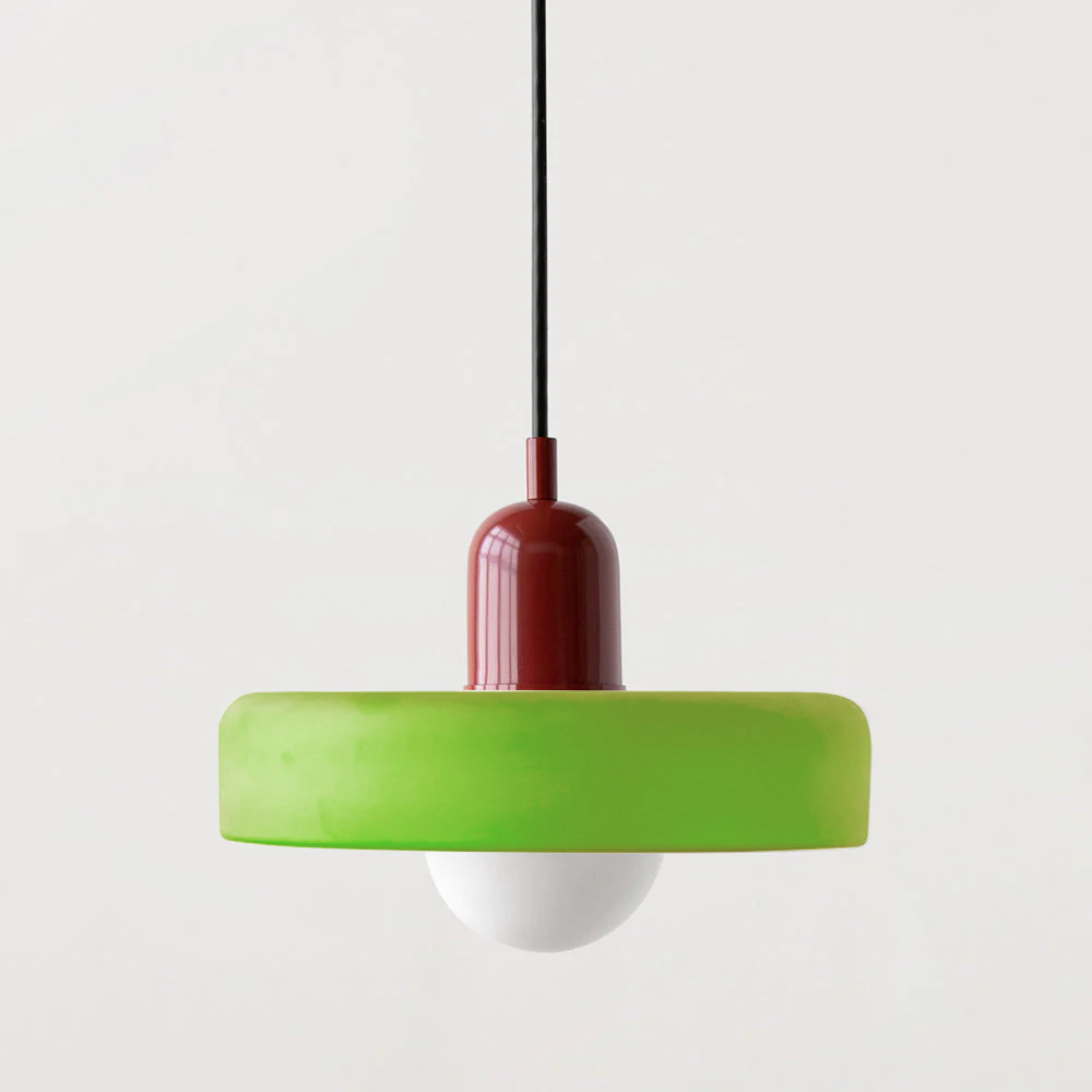 ColorLoop Pendelleuchte – Kunstzinnige Bauhaus-Hängeleuchte inklusive Warmlicht