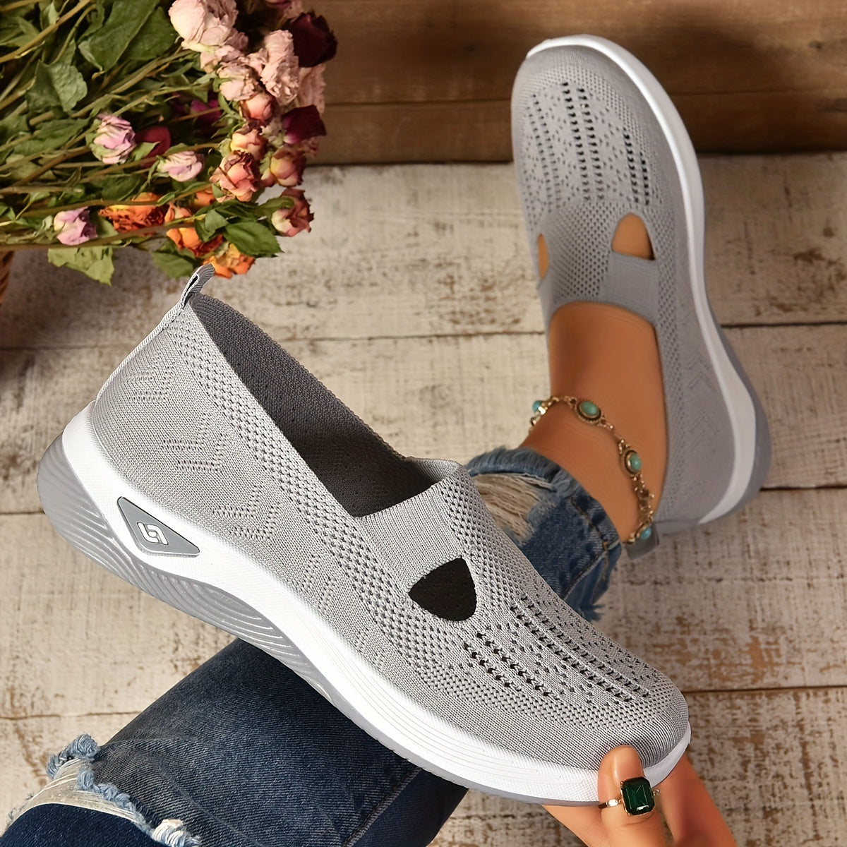 Sense – Lässige Atmungsaktive Slip-on Sneakers
