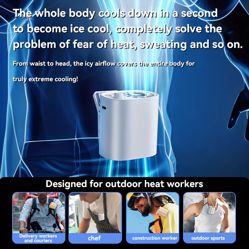 BreezeClip Mini Ventilator – Leistungsstarke Kühlung, Überall sowie Immer