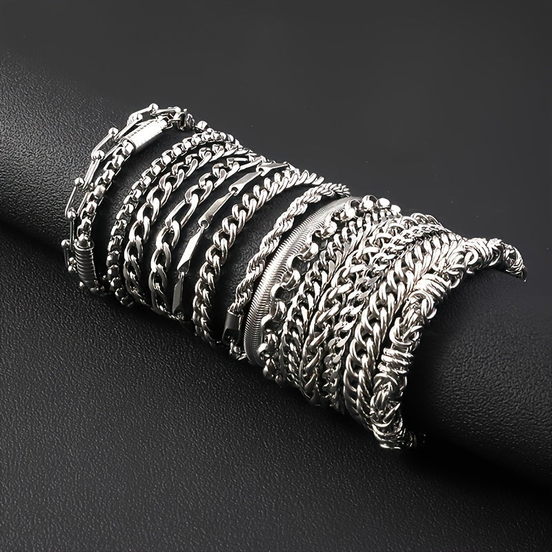 UrbanSteel Armbandenset – Cool und Modisch für Herren