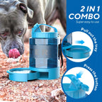 Große Kapazität 74oz Hundewasserflasche: Tragbare Schüssel für Outdoor-Abenteuer