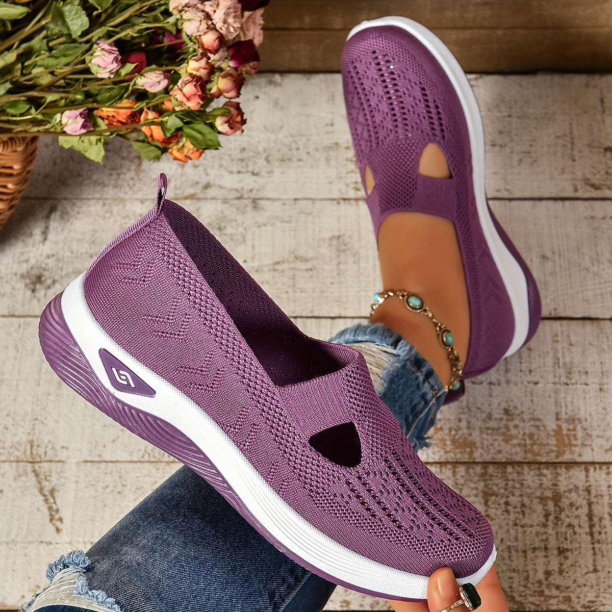 Sense – Lässige Atmungsaktive Slip-on Sneakers