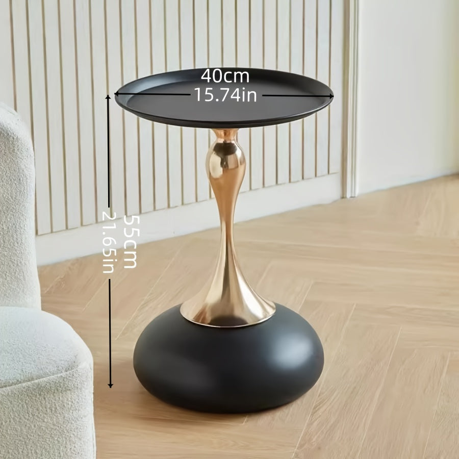 Ningqin Gold-Weißer Beistelltisch – Kompaktes sowie Schickes Design