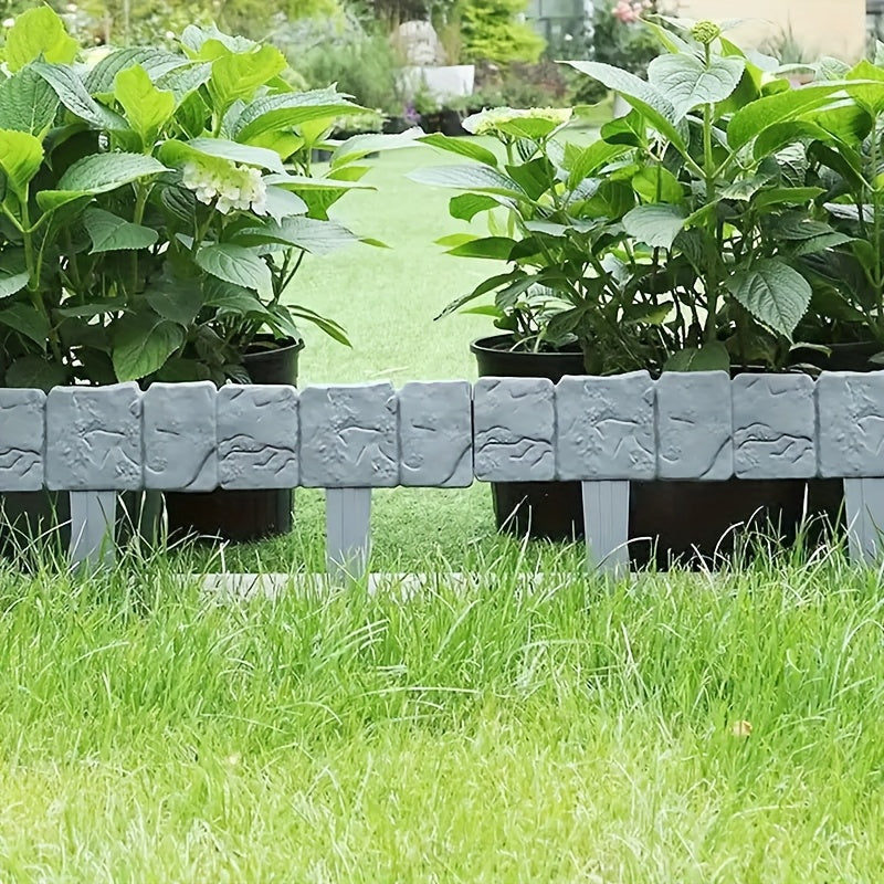 Steinlook Gartenrand Set – Funktional und Dekorativ