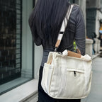 ComfortCarry Damen Tote Tasche – leicht mit Abnehmbarem Band und Viel Stauraum