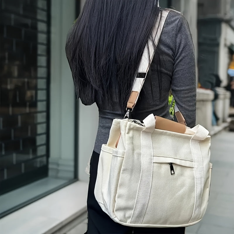 ComfortCarry Damen Tote Tasche – leicht mit Abnehmbarem Band und Viel Stauraum