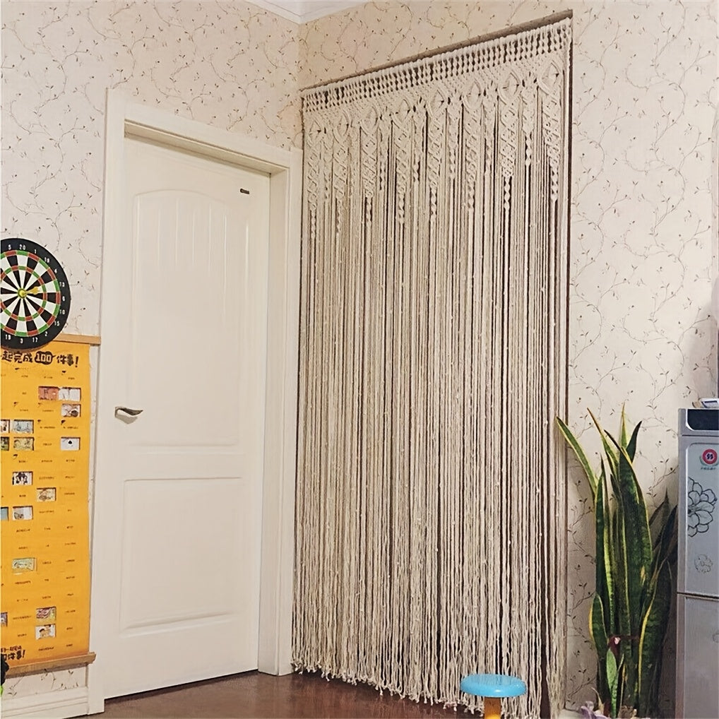 Boho Makramee Vorhang – Dekorativ und Funktional als Trennvorhang