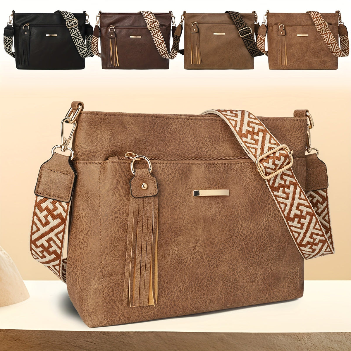 Chic PU Schultertasche – Elegant und Geräumig für Jeden Anlass