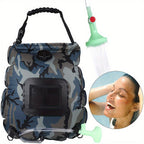 SunnyFlow Solar-Dusche Sack – Funktional, Auslaufsicher und Mit Temperaturmesser