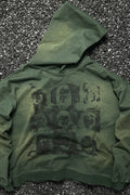 Hoodie in Grün