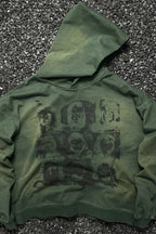 Hoodie in Grün