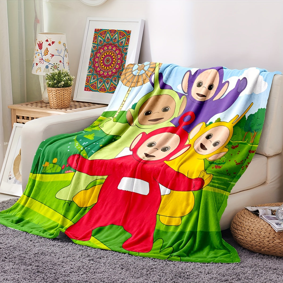 Teletubbies Decke – Für Kinder, Weich und Flexibel