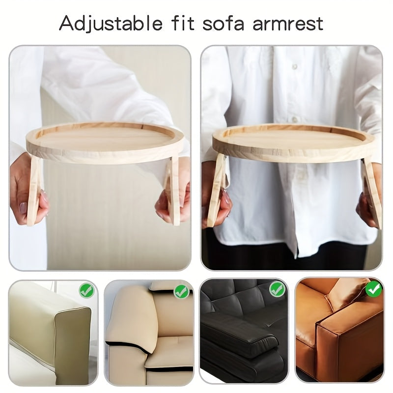 Praktisches Bambus-Tablett – Kompakt und Funktional für Sofa und Bett