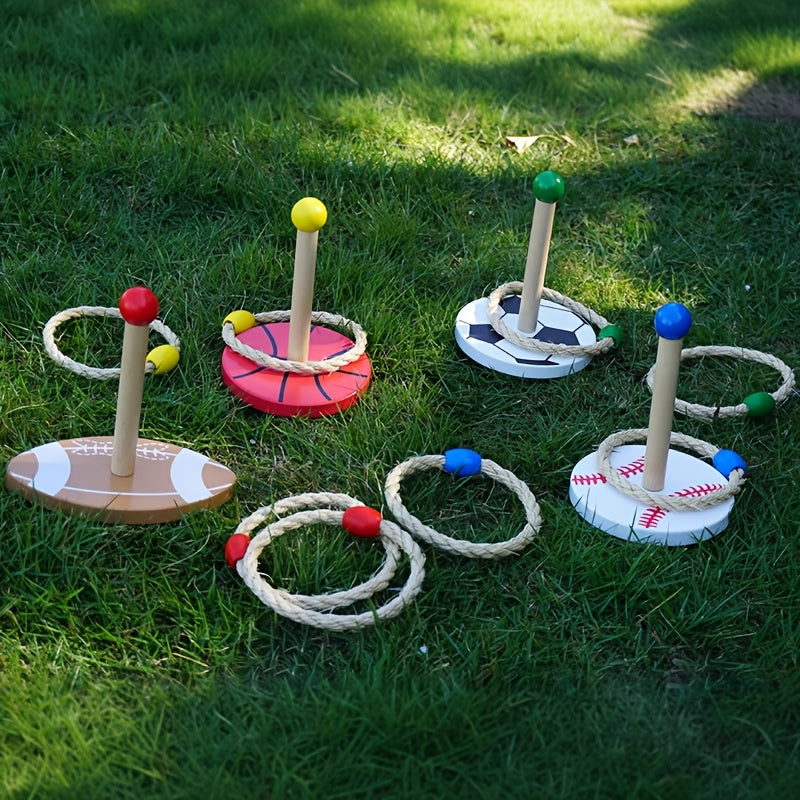 SportRing Wurfspiel Set – Lustiges sowie Interaktives Spiel für Draußen