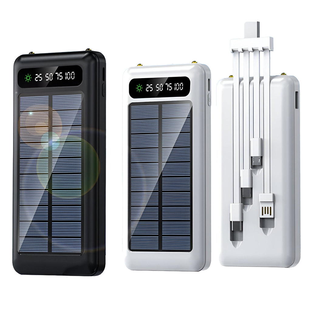 Hochleistungs-Solar-Powerbank mit 20.000mAh – Schnelles sowie Dual-Laden