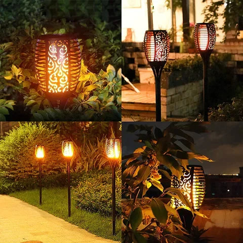 Solara Gartenfackeln inklusive Solarenergie – Magisches Flammenlicht für draußen