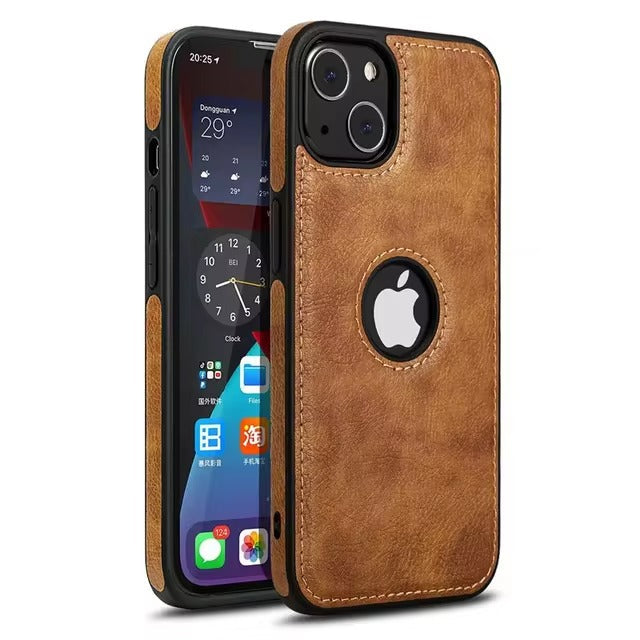 Luxuriöse Leder iPhone Hülle: Geschäftlich & Schützend