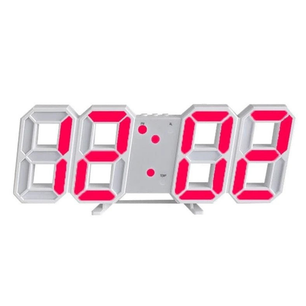 Futuristische LED-Wanduhr – Minimalistisches Design inklusive intelligenter Zeitanzeige