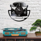 Vintage Minibus Wanduhr: Retro-Charme für jeden Raum
