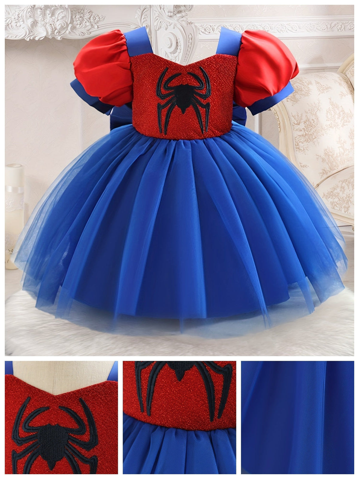 Spider-Man Inspiriertes Kostüm für Kinder - Ideal für Verspielte Abenteuer