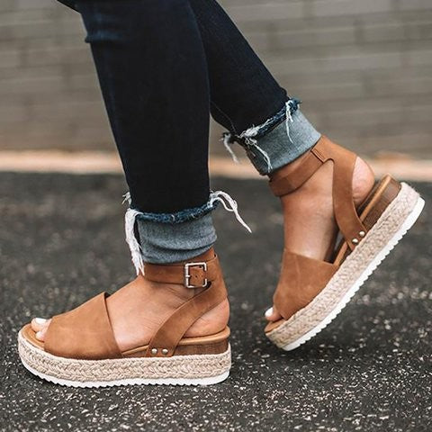 Damen Plattform Espadrille Sandalen – Stilvolles sowie bequemes Sommer-Schuhwerk